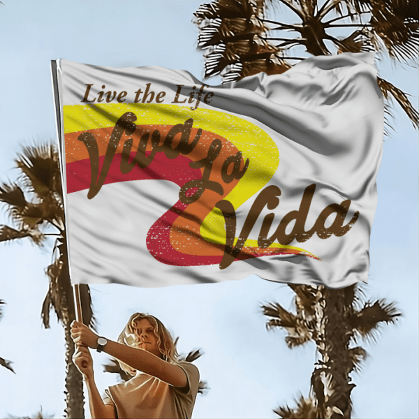 Live The Life Festival Flag - Image 2