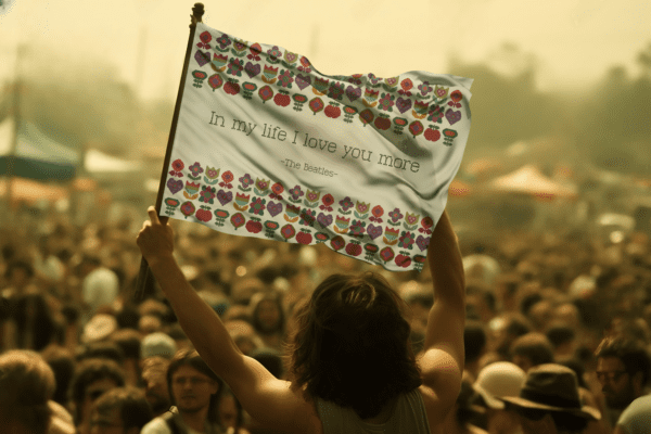 Love You More Festival Flag - Image 3