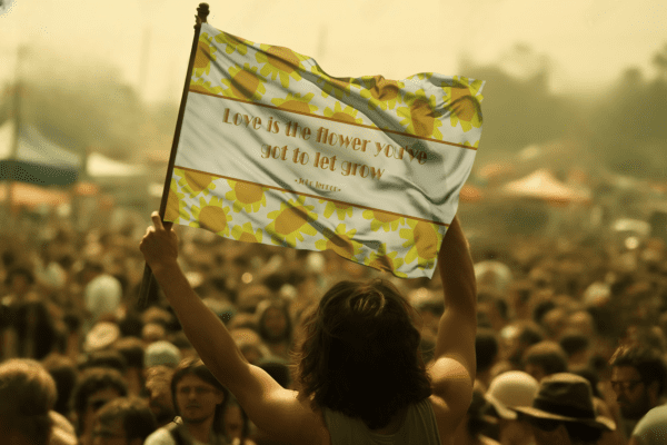 Let it Grow Festival Flag - Image 3