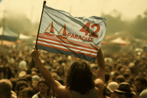 Paradise Again Festival Flag - Image 3