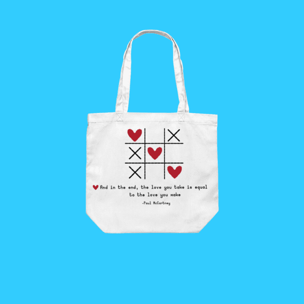 Cross My Heart Tote Bag